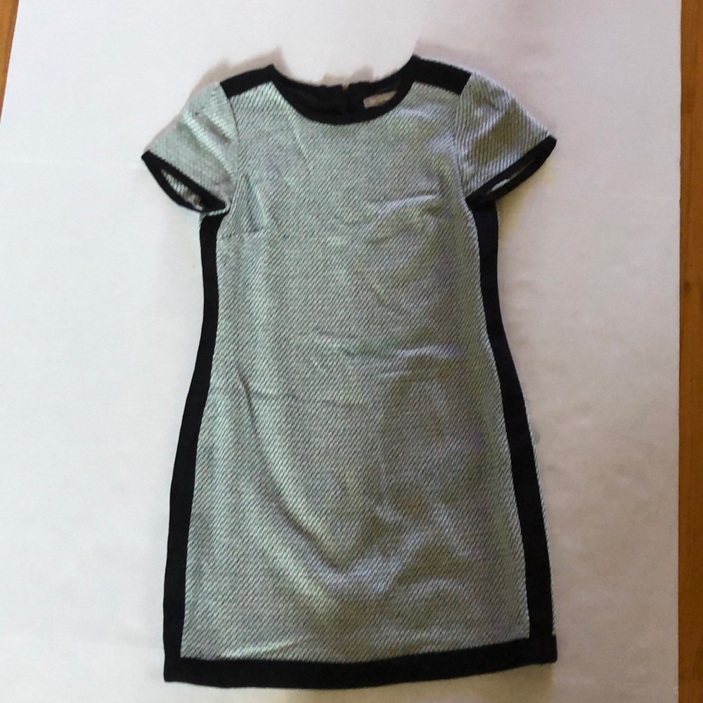 Banana Republic Green Tweed Shift Dress